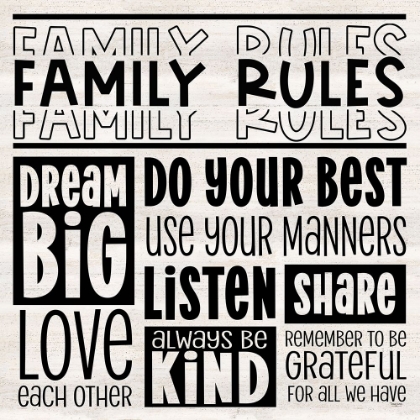 Picture of FAMILY RULES I