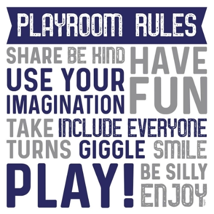 Picture of PLAYROOM RULES II