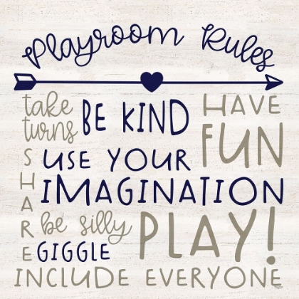 Picture of PLAYROOM RULES III