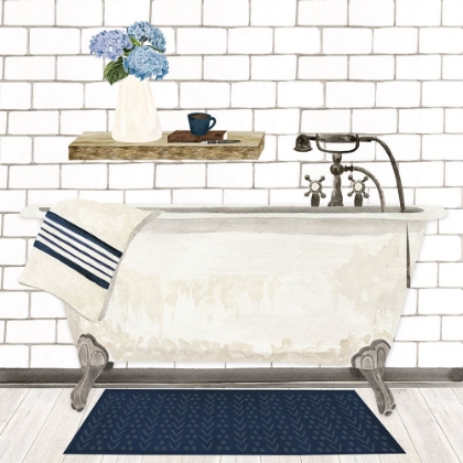 Picture of FARMHOUSE BATH I NAVY-TUB 