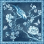 Picture of CHINOISERIE TILE BLUE I