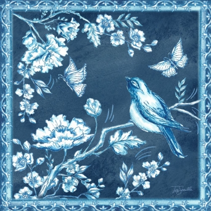Picture of CHINOISERIE TILE BLUE II