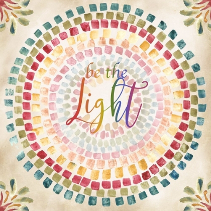Picture of MOSAIC RAINBOW ROUND I