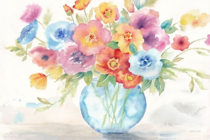 Picture of BRIGHT POPPIES VASE