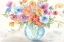 Picture of BRIGHT POPPIES VASE