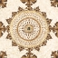 Picture of WARM TRIBAL TEXTURE MEDALLION I