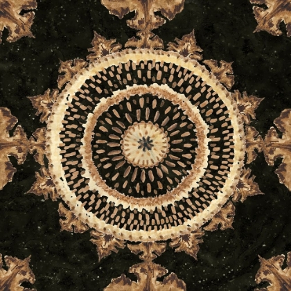 Picture of WARM TRIBAL TEXTURE MEDALLION II
