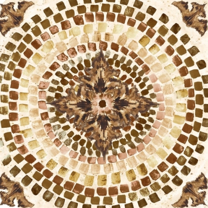 Picture of WARM TRIBAL TEXTURE MOSAIC