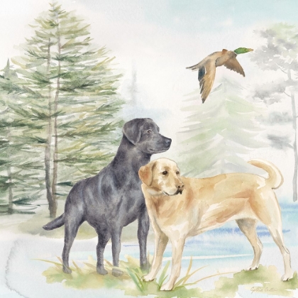 Picture of WOODLAND DOGS I