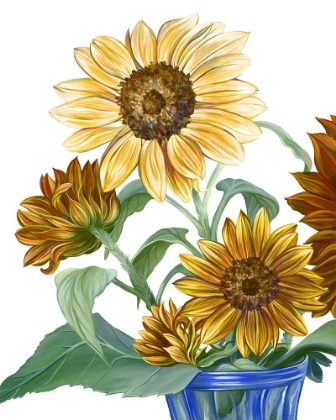 Picture of CHINA SUNFLOWERS II