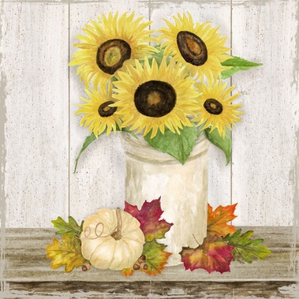 Picture of FALL SUNFLOWERS III