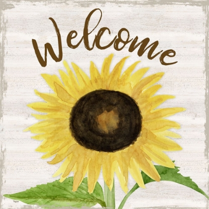 Picture of FALL SUNFLOWER SENTIMENT IV-WELCOME