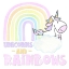 Picture of PASTEL RAINBOWS V-UNICORNS