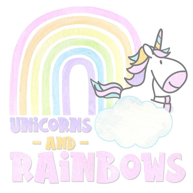 Picture of PASTEL RAINBOWS V-UNICORNS