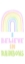 Picture of PASTEL RAINBOWS VERTICAL I-BELIEVE