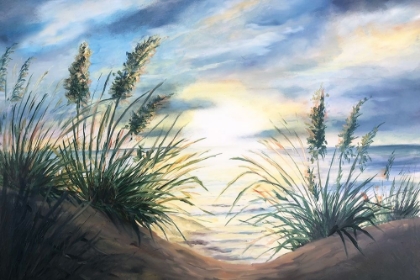 Picture of COASTAL SUNRISE OIL PAINTING LANDSCAPE