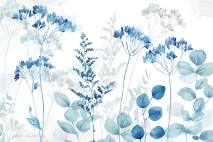 Picture of BOTANICAL LANDSCAPE INDIGO