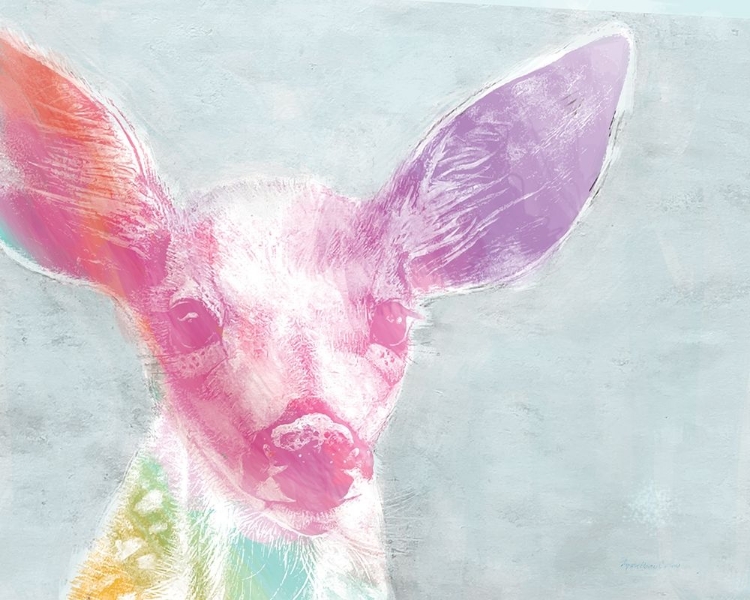Picture of PORTRAIT OF A FAWN RAINBOW