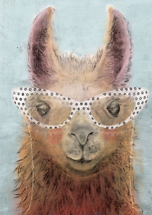 Picture of COLORFUL LLAMA PANEL II