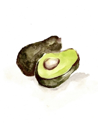 Picture of VEGGIE SKETCH PLAIN  II-AVOCADO