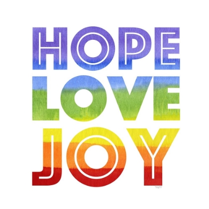 Picture of RAINBOWS VII-HOPE  LOVE JOY