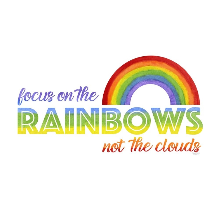 Picture of RAINBOW TEXT II-FOCUS  ON RAINBOW