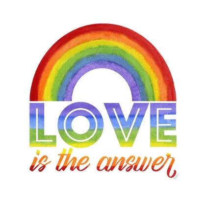 Picture of RAINBOW TEXT IV-LOVE