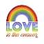 Picture of RAINBOW TEXT IV-LOVE