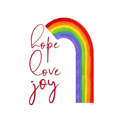 Picture of RAINBOW AND SENTIMENT  III-HOPE LOVE JOY