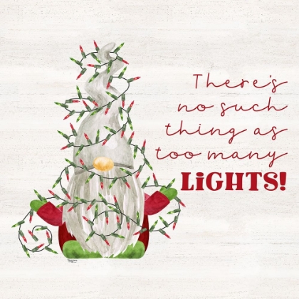 Picture of GNOME FOR CHRISTMAS SENTIMENT V-LIGHTS