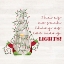 Picture of GNOME FOR CHRISTMAS SENTIMENT V-LIGHTS