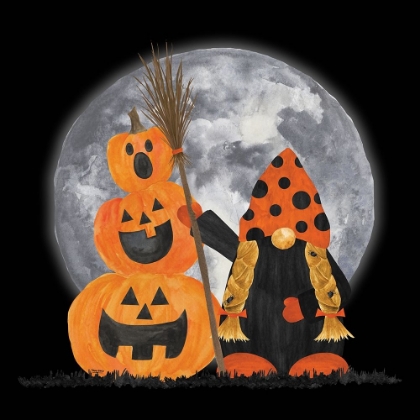 Picture of GNOMES OF HALLOWEEN III-BROOMSTICK