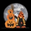 Picture of GNOMES OF HALLOWEEN III-BROOMSTICK