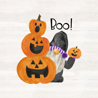 Picture of GNOMES OF HALLOWEEN SENTIMENT II-BOO
