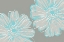Picture of FLOWER POP SKETCH II-BLUE AND TAUPE