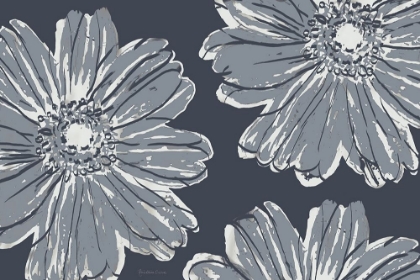 Picture of FLOWER POP SKETCH V-SHADES OF GREY
