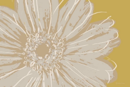 Picture of FLOWER POP SKETCH X-YELLOW BG