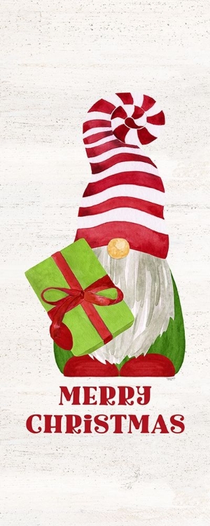Picture of GNOME FOR CHRISTMAS SENTIMENT VERTICAL III-MERRY CHRISTMAS
