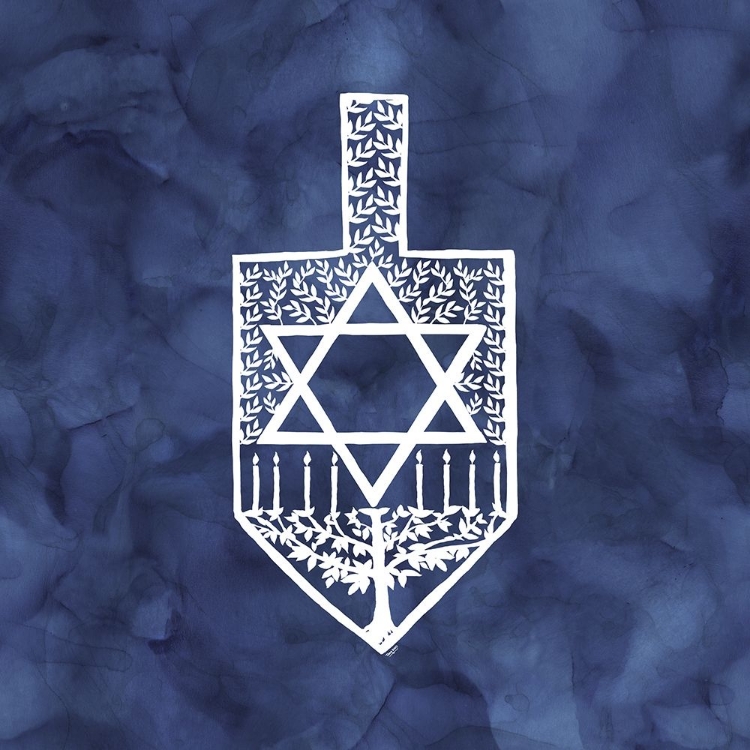 Picture of FESTIVAL OF LIGHTS BLUE I-DREIDEL