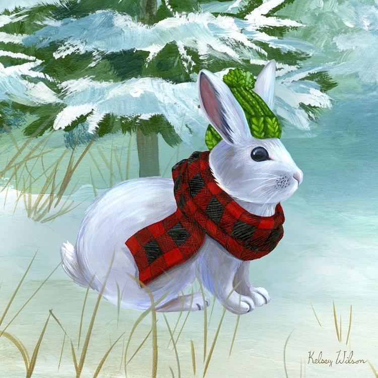 Picture of WINTERSCAPE III-RABBIT