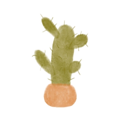 Picture of WATERCOLOR CACTUS IV