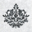 Picture of TEXTURED DAMASK I ON WHITE