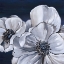 Picture of BLUE AND WHITE FLORAL I