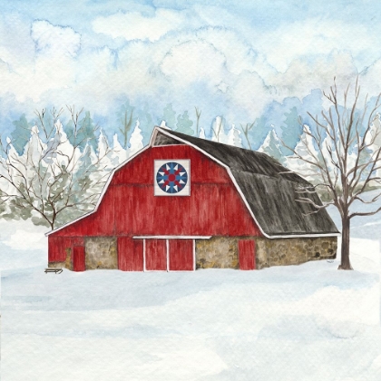 Picture of WINTER BARN QUILT IV