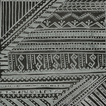 Picture of BOHO TRIBAL CLOTH I BLACK