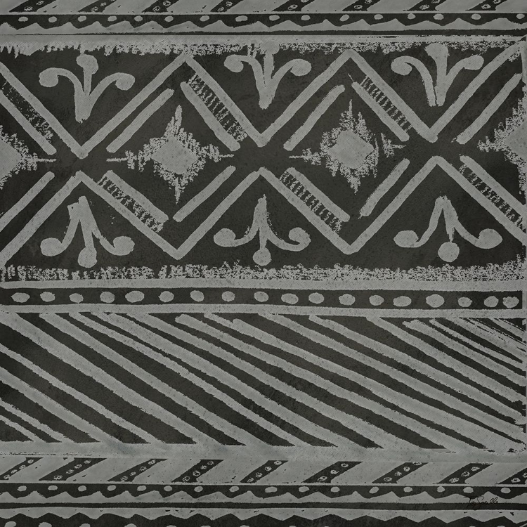 Picture of BOHO TRIBAL CLOTH II BLACK