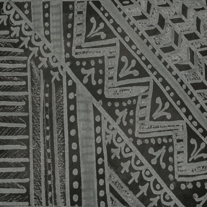 Picture of BOHO TRIBAL CLOTH III BLACK