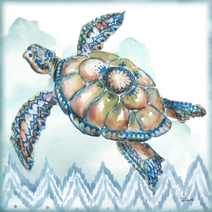 Picture of BOHO SHELLS I-SEA TURTLE