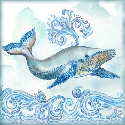 Picture of BOHO SHELLS II-WHALE