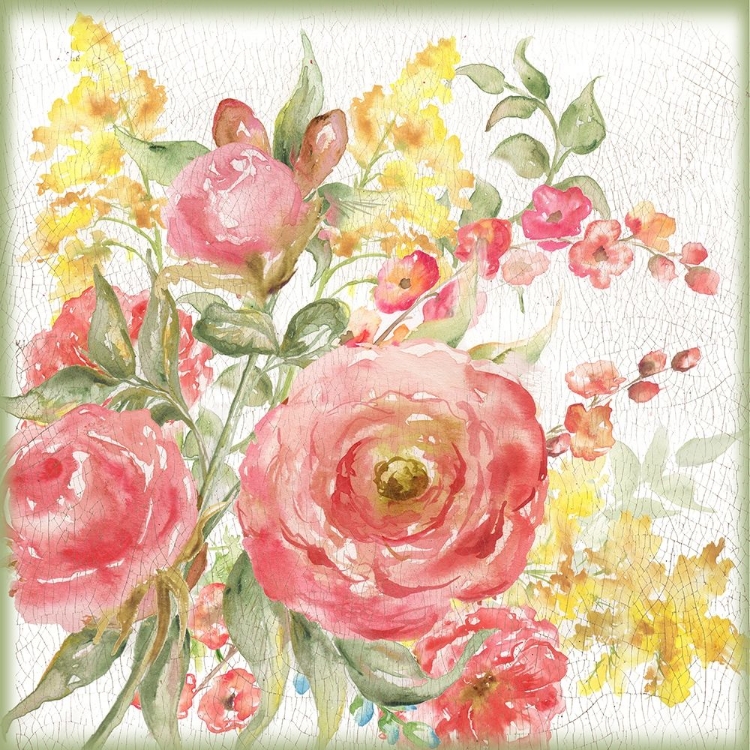 Picture of ROMANTIC WATERCOLOR FLORAL BOUQUET